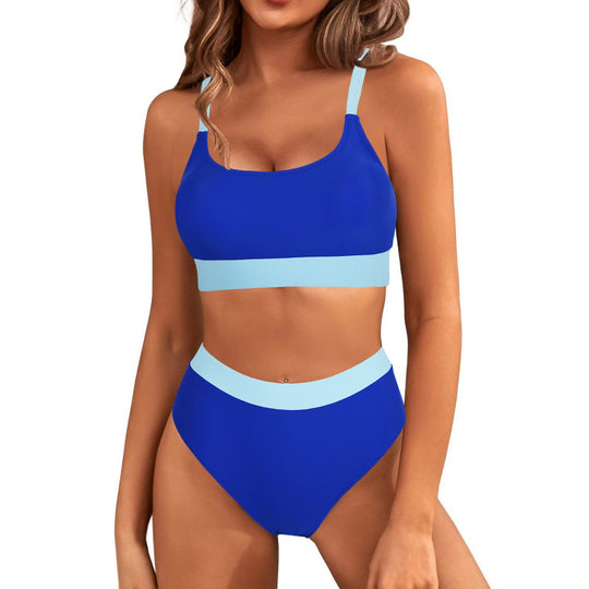 Damen Bikini-Set mit hohem Bund und sportlichem Schnitt EB