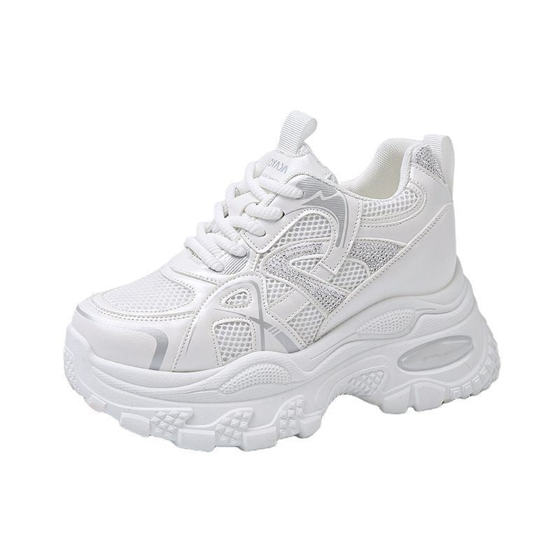 Damen Sportliche Chunky Sneakers mit dämpfender Sohle EB