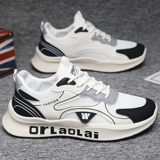 Damen Modische Lifestyle Sneakers mit rutschfester Sohle und atmungsaktiver Obermaterialstruktur EB