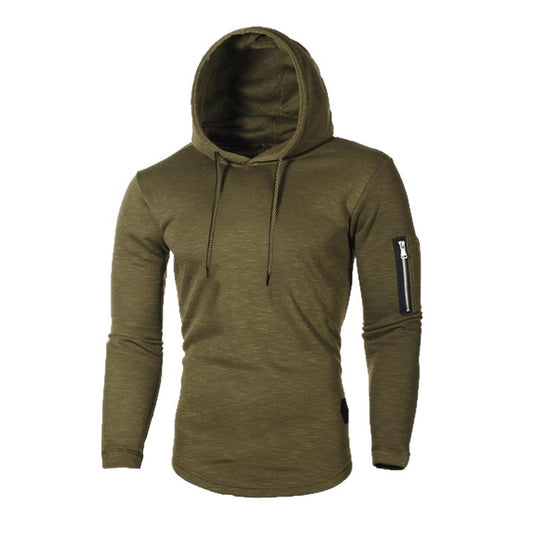 Herren Hoodie mit modernem Reißverschluss EB