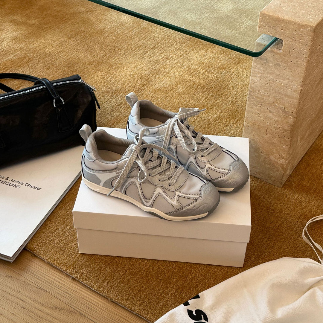 Damen Sportliche Leichtgewicht-Sneaker mit atmungsaktiver Mesh-Oberfläche und flexibler Sohle EB