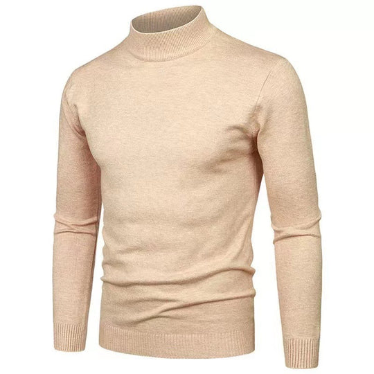 Herren Rollkragenpullover aus hochwertigem Strickmaterial EB