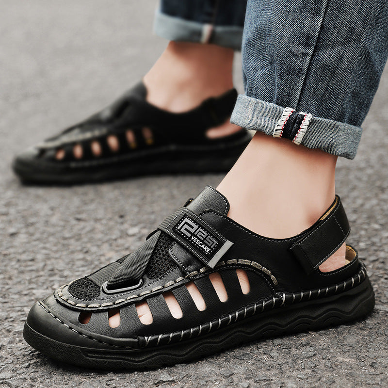 Damen Atmungsaktive Freizeitsandalen mit verstellbarem Klettverschluss und anatomischer Fußbettung EB