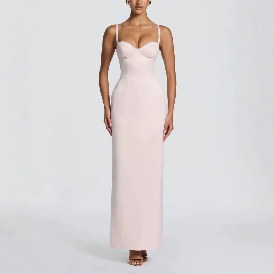 Damen Elegantes Ballkleid mit figurformendem Design EB