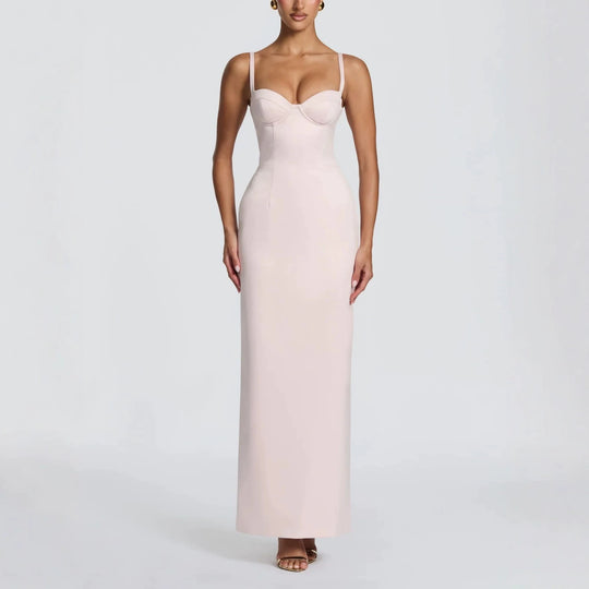 Damen Elegantes Ballkleid mit figurformendem Design EB