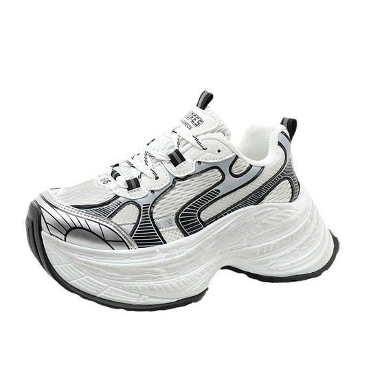 Damen Chunky Sneakers mit dämpfender Laufsohle und modischem Design EB