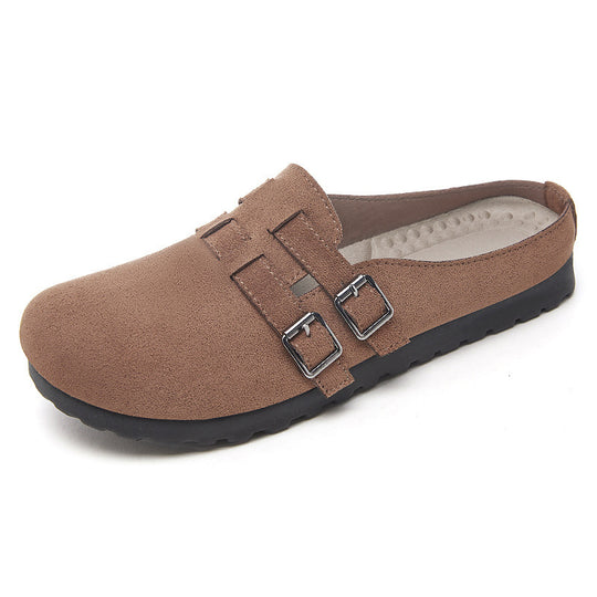 Damen Komfortable Clogs mit verstellbarem Riemen und weicher Innenausstattung EB