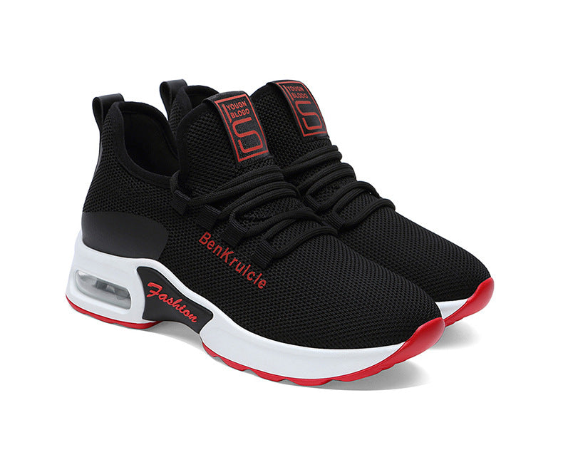 Damen Atmungsaktive Lifestyle-Sneaker mit dämpfender Luftpolstersohle EB