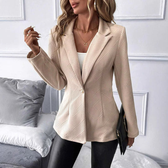 Damen Blazer mit strukturiertem Design und modischen Akzenten EB