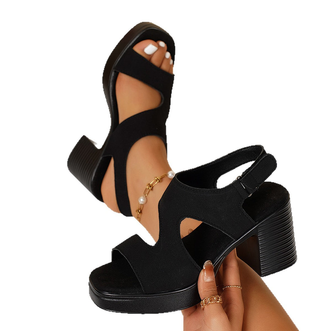 Damen Wedge-Sandaletten mit komfortablem Fußbett und elegantem Design EB