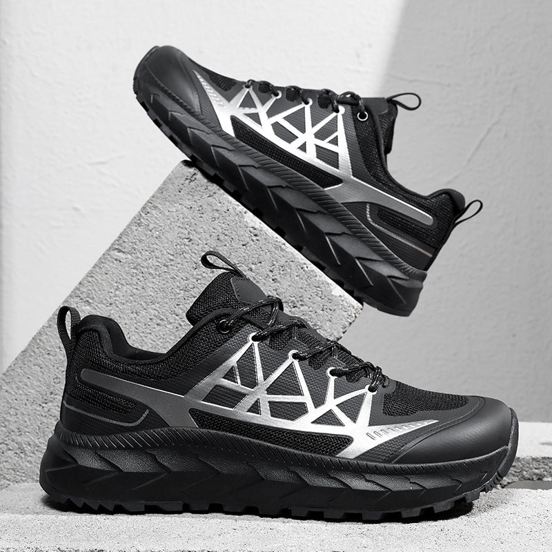 Herren Outdoor-Hiking-Sneaker mit rutschfester Profilsohle und atmungsaktivem Obermaterial EB