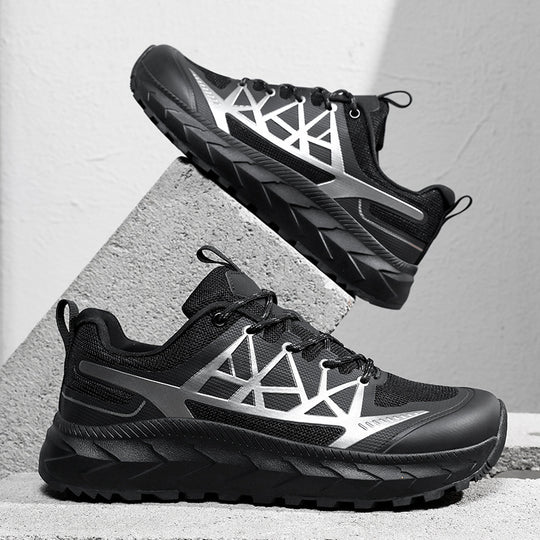 Herren Outdoor-Hiking-Sneaker mit rutschfester Profilsohle und atmungsaktivem Obermaterial EB