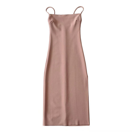 Damen langes Abendkleid mit elegantem Schlitz EB