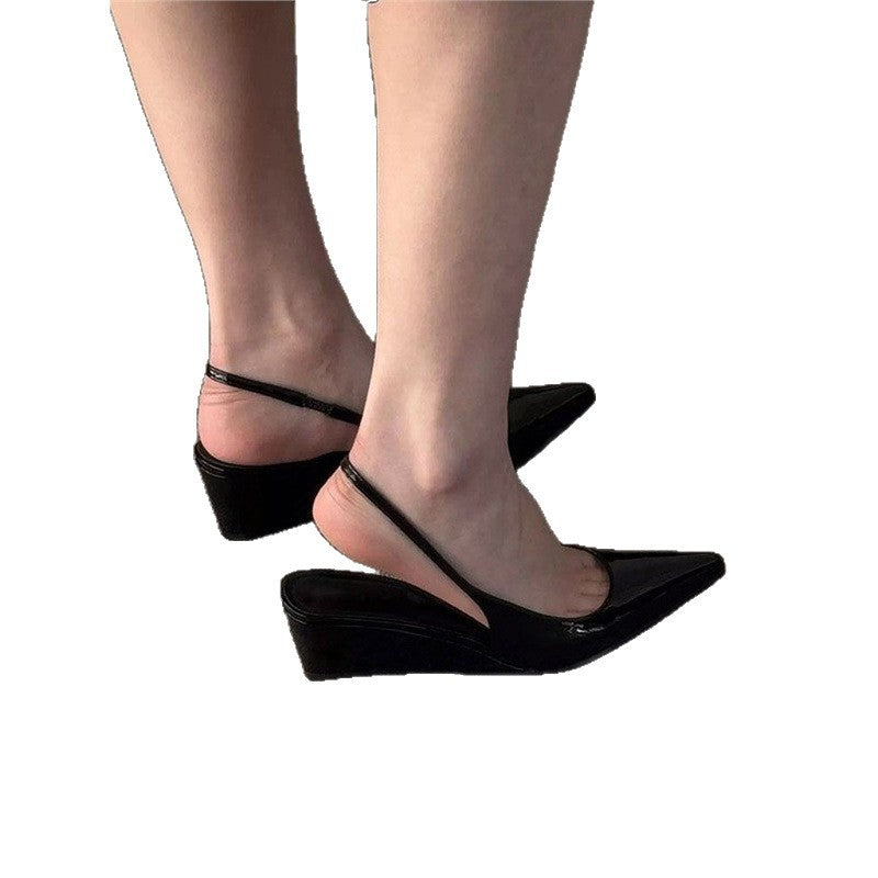Damen Slingback High Heel Schuhe mit spitzem Design EB