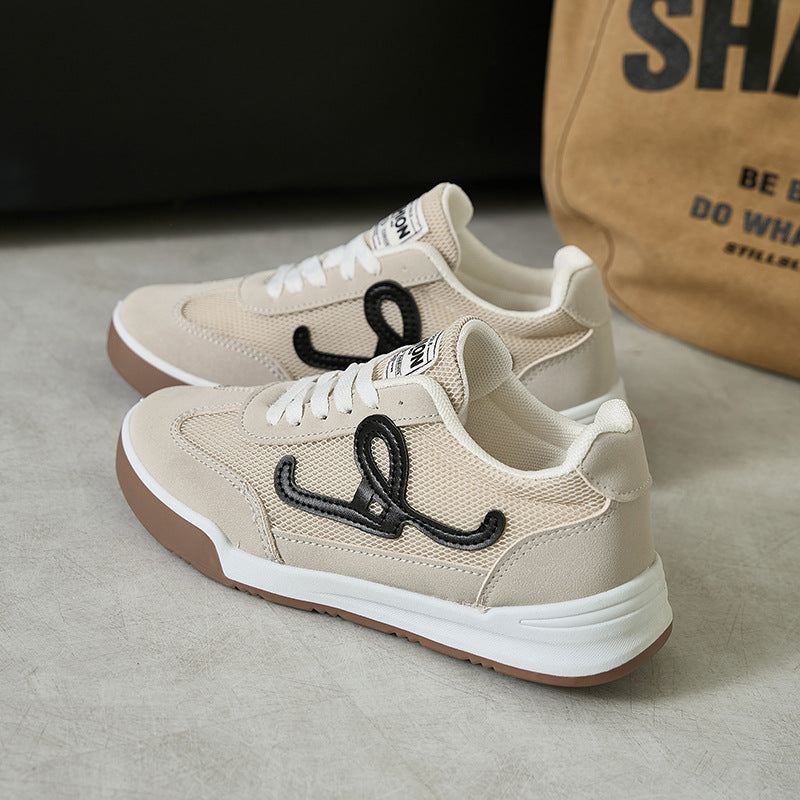 Damen Sportliche Sneaker mit atmungsaktiver Mesh-Oberfläche und rutschfester Sohle EB