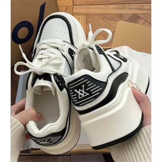 Damen Chunky Sneakers mit modischem Design und dämpfender Sohle EB