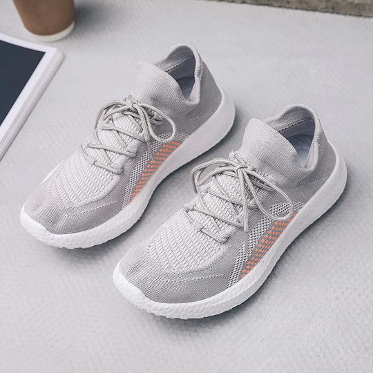 Damen Sportliche Sneakers mit atmungsaktivem Mesh-Obermaterial und flexiblem Fußbett EB