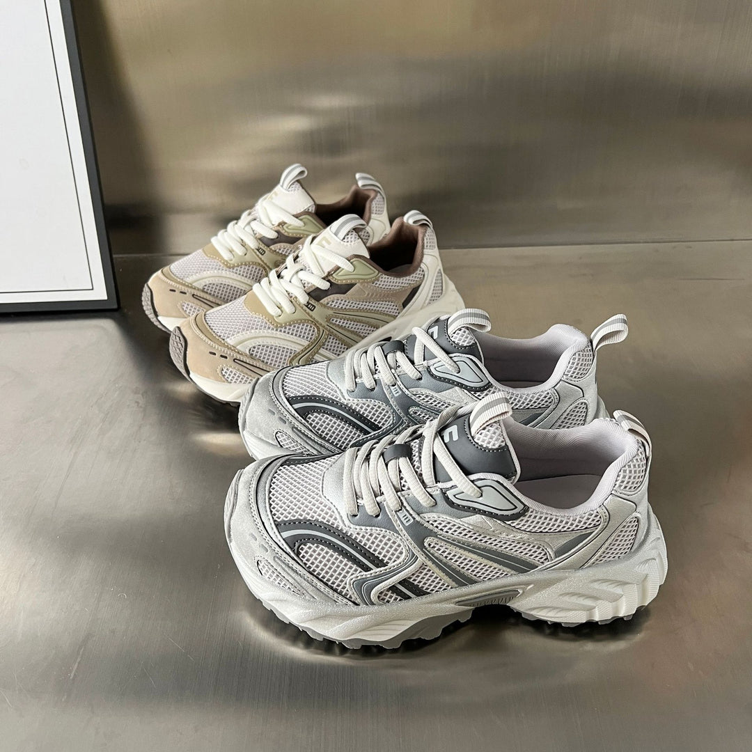 Damen Sportliche Sneakers mit robustem Profil und atmungsaktivem Obermaterial EB