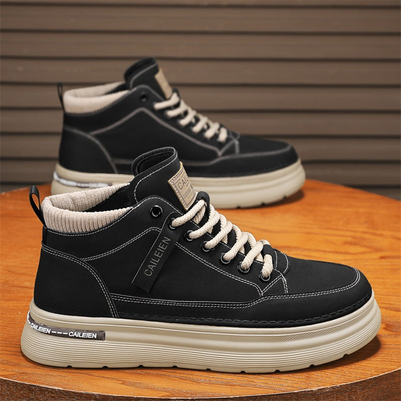 Damen Hohe Sneakers mit weichem Innenfutter und rutschfester Sohle EB