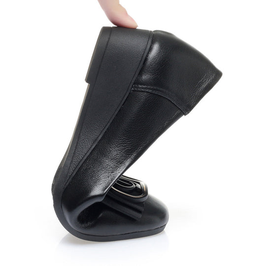 Damen Wedge-Pumps mit dekorativem Schmuckdetail und komfortablem Fußbett EB