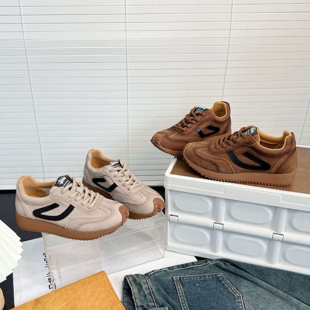 Damen Sportliche Sneakers mit atmungsaktivem Obermaterial und flexiblem Sohlenprofil EB