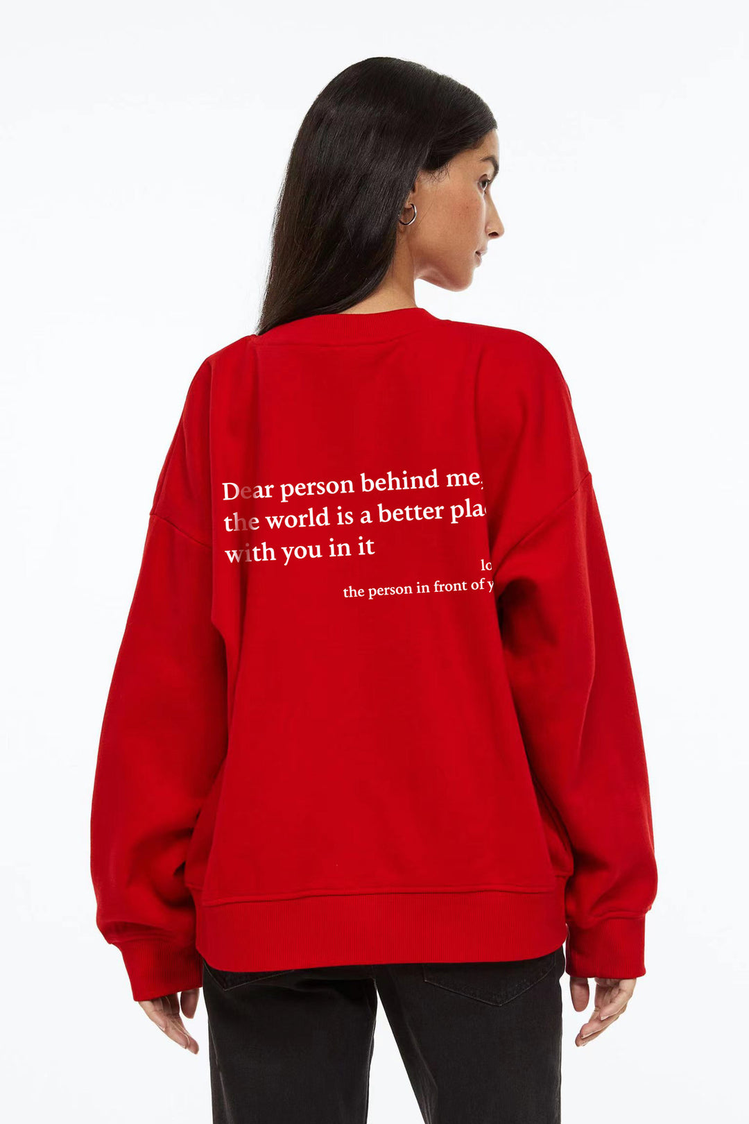 Damen Sweatshirt mit inspirierendem Schriftzug EB