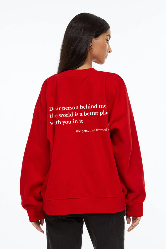 Damen Sweatshirt mit inspirierendem Schriftzug EB