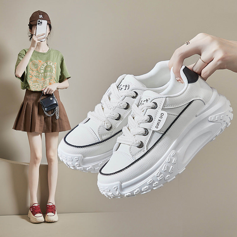 Damen Sportliche Chunky Sneakers mit dämpfender Sohle und robustem Profil EB