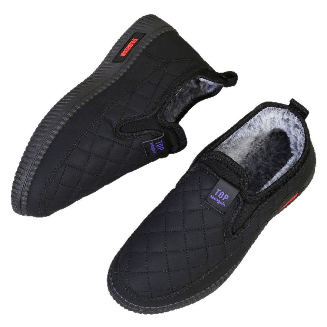 Damen Bequeme Slip-On Sneakers mit gepolsterter Sohle EB