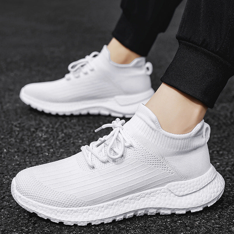 Unisex nahtloser Strick‑Sock‑Sneaker mit gepolsterter Hohlkammer‑Zwischensohle und griffiger Wabensohle EB