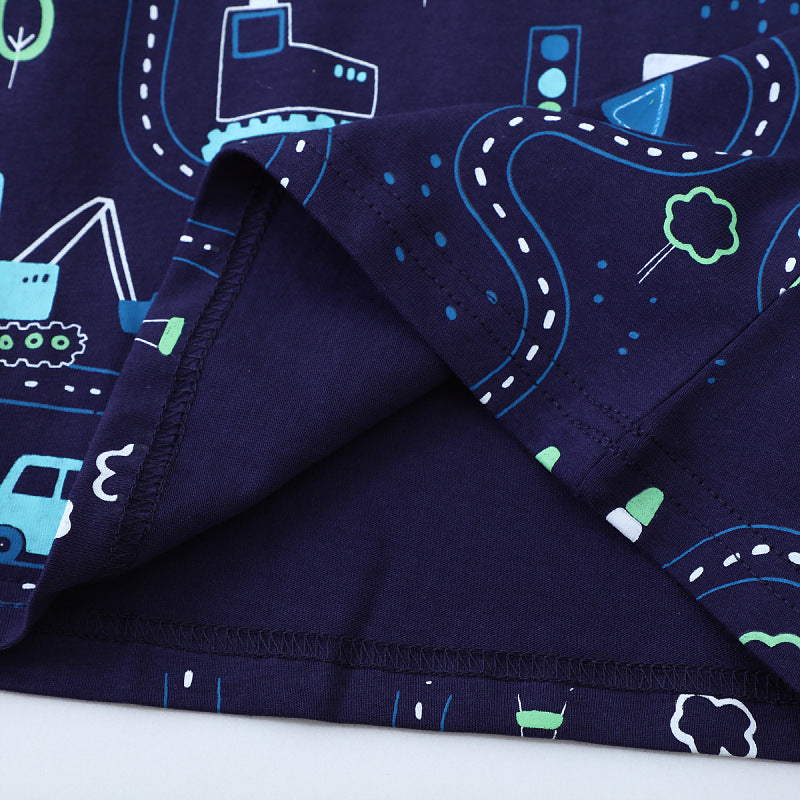 Jungen T-Shirt mit aufregendem Baustellen-Design EB