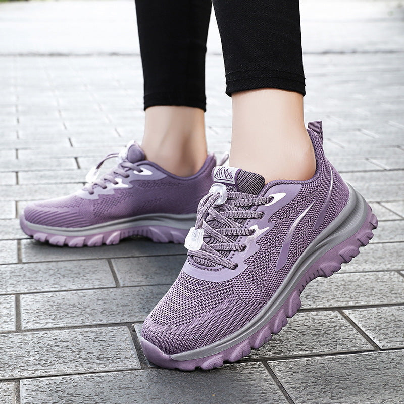 Damen Sportliche Laufschuhe mit flexiblem und atmungsaktivem Mesh-Obermaterial EB