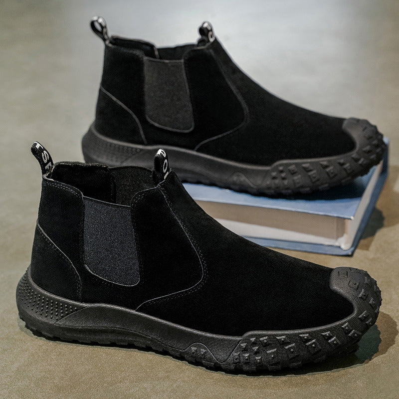 Damen sportliche Chelsea-Boots mit rutschfester Sohle EB