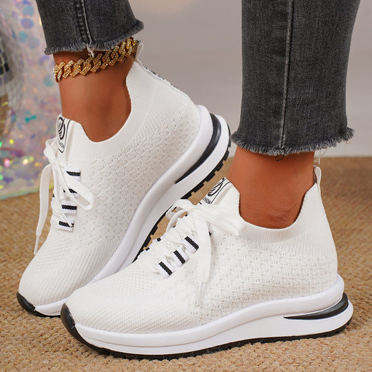 Damen Atmungsaktive Lauf-Sneaker mit flexiblem Obermaterial EB