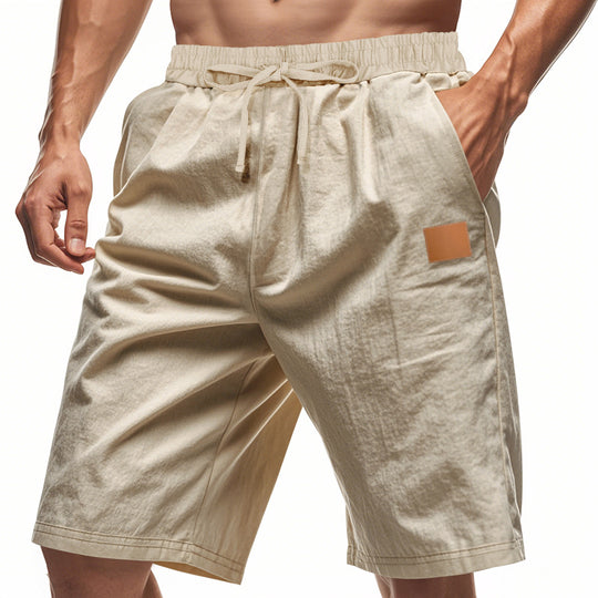 Herren lässige Shorts mit elastischem Bund und praktischen Taschen EB