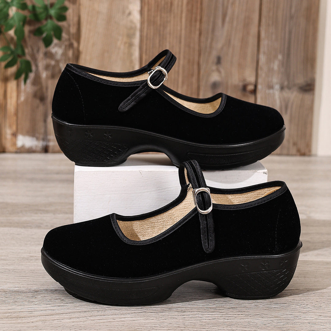 Damen Komfortable und stilvolle Clogs mit verstellbarem Riemen EB