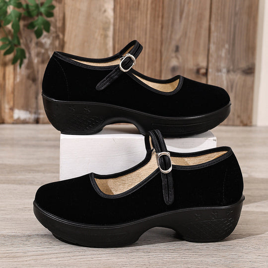 Damen Komfortable und stilvolle Clogs mit verstellbarem Riemen EB