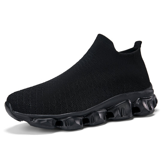 Damen High-Top Strick-Sneaker mit luftiger Sohle EB