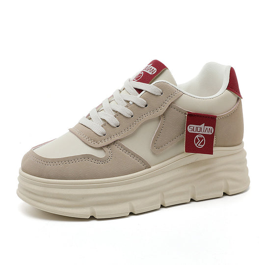 Damen Sportliche Chunky Sneakers mit dämpfendem Sohlenprofil und modischem Design EB