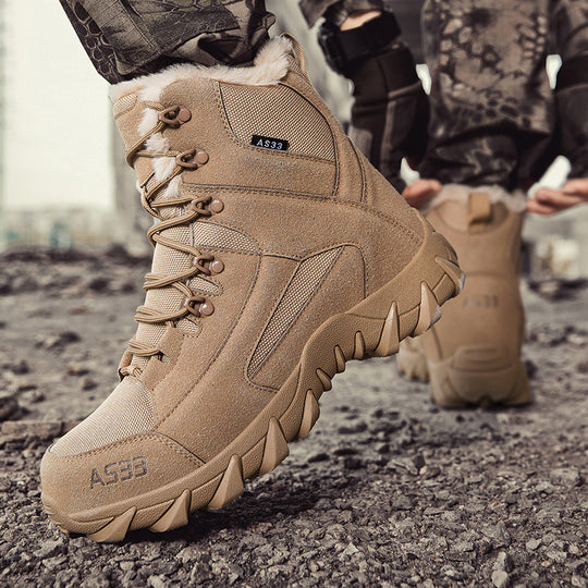 Herren hochgeschnittene Winterboots mit isolierendem Futter und rutschfester Sohle EB