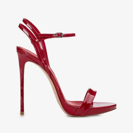 Damen elegante High Heel Sandalen mit verstellbarem Riemendesign EB