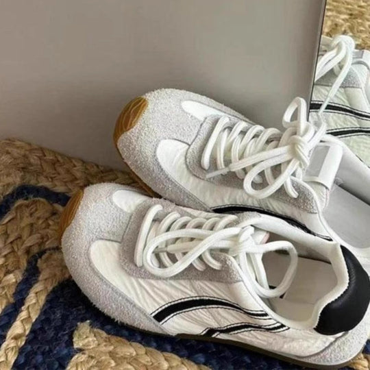 Damen Sportliche Sneakers mit atmungsaktivem Obermaterial und bequemem Fußbett EB