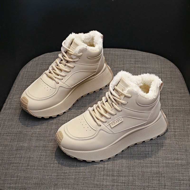 Damen Winter Sneaker mit kuscheligem Innenfutter und rutschfester Sohle EB