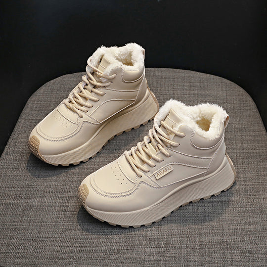 Damen Winter Sneaker mit kuscheligem Innenfutter und rutschfester Sohle EB