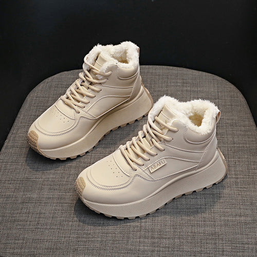 Damen Winter Sneaker mit kuscheligem Innenfutter und rutschfester Sohle EB