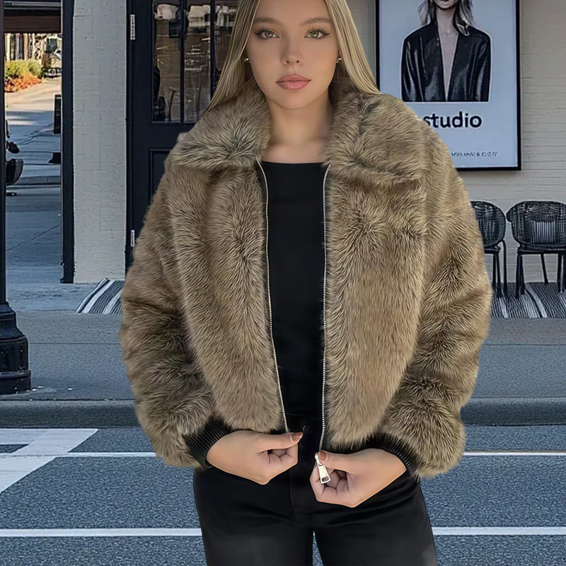 Damen Militärisch inspiriere Kurzjacke EB