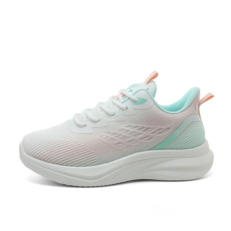 Damen Leichte und atmungsaktive Sport-Sneaker mit dämpfender Laufsohle EB