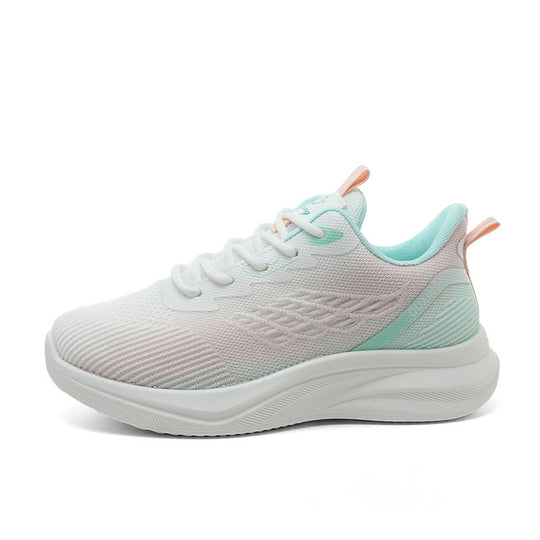 Damen Leichte und atmungsaktive Sport-Sneaker mit dämpfender Laufsohle EB