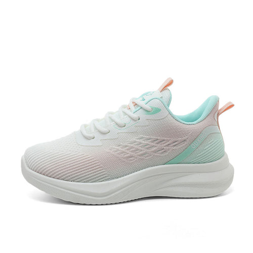 Damen Leichte und atmungsaktive Sport-Sneaker mit dämpfender Laufsohle EB