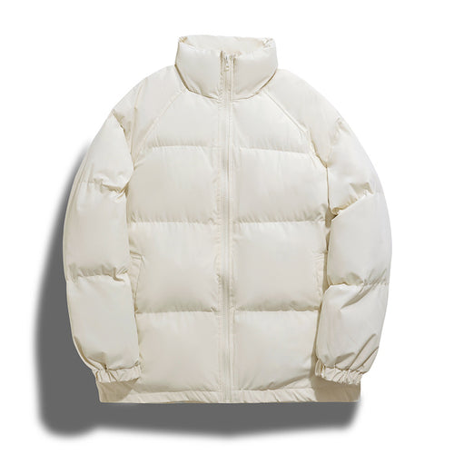 Damen Wärmende Pufferjacke mit hohem Kragen und seitlichen Reißverschlusstaschen EB